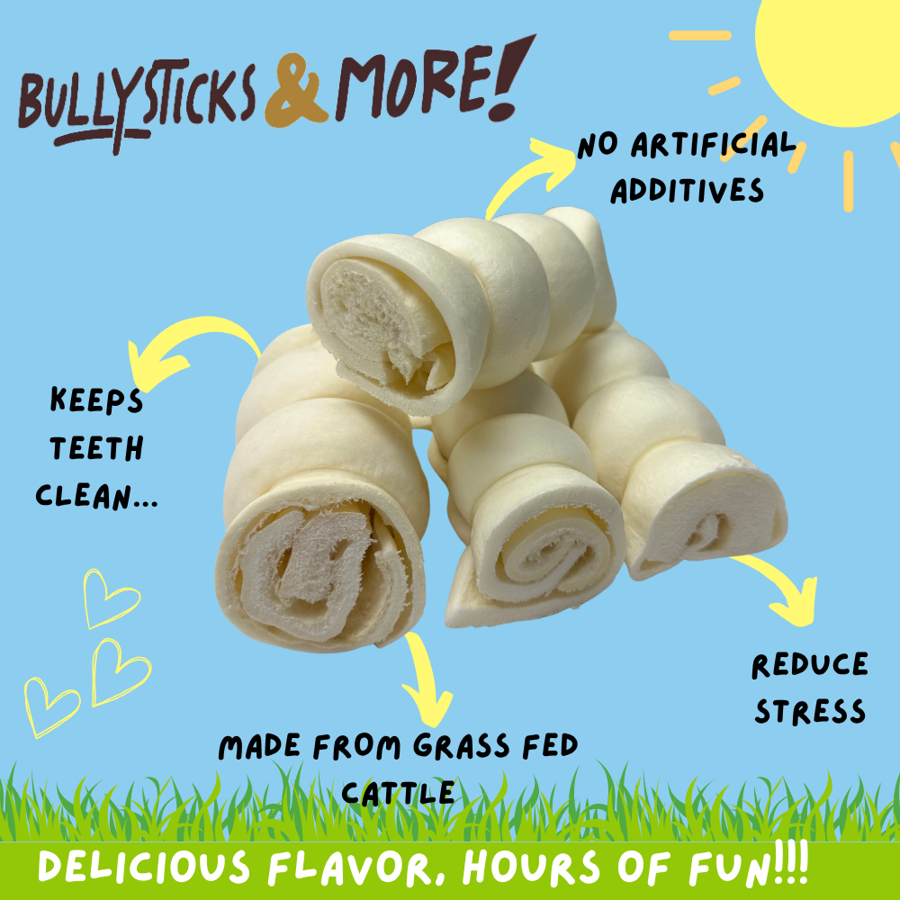 Bullysticks and More! - 5-6 Inch Extra Thick Rolls 50 Count