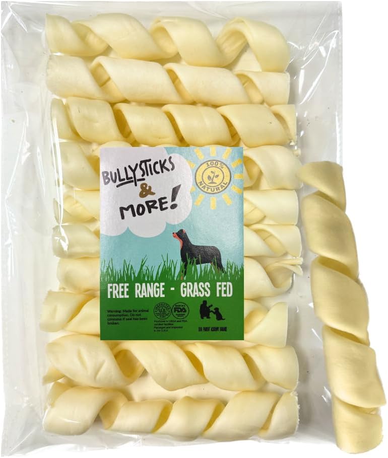 Bullysticks and More! - 6 Inch Beef Cheek Springs 16 Count