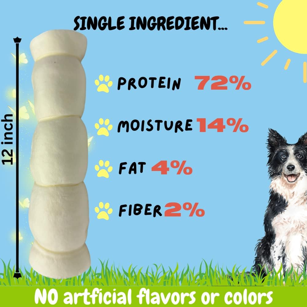 Bullysticks and More! - 10-12 Inch Extra Thick Rolls 3 Count