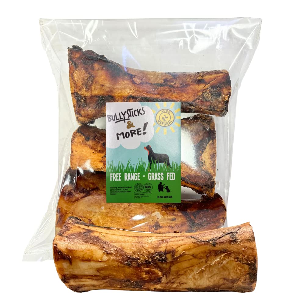 Bullysticks and More! - 5-6 Inch Marrow Bones for Dogs 6 Count