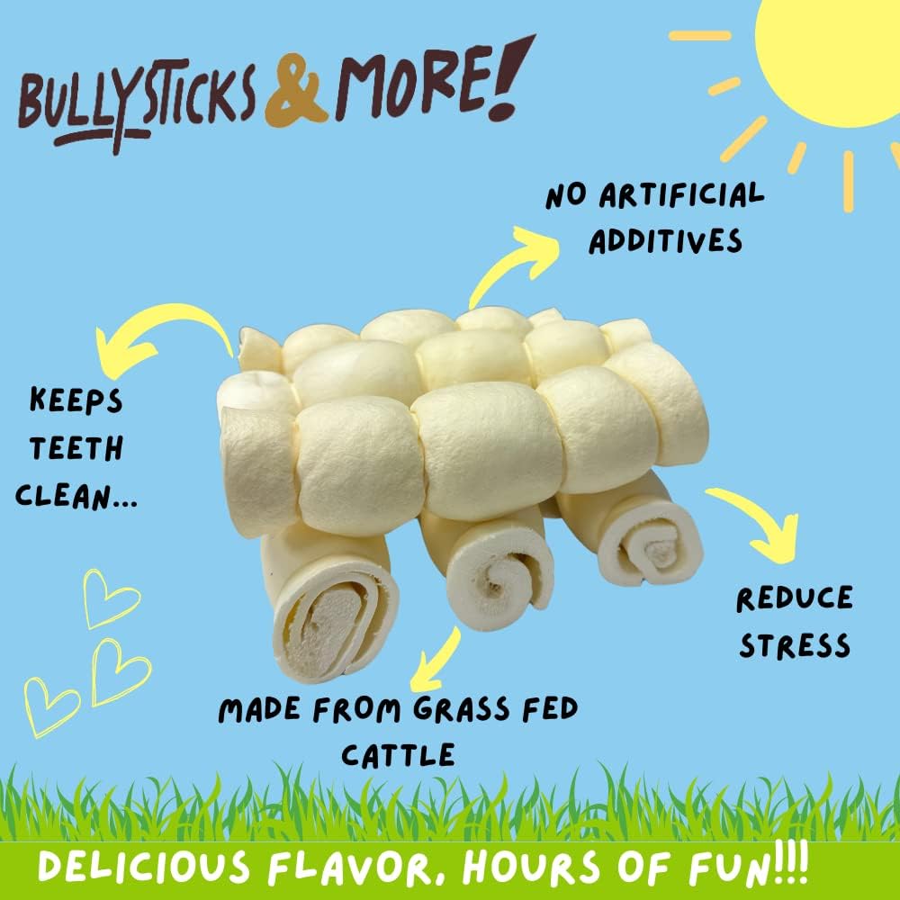 Bullysticks and More! - 10-12 Inch Extra Thick Rolls 3 Count