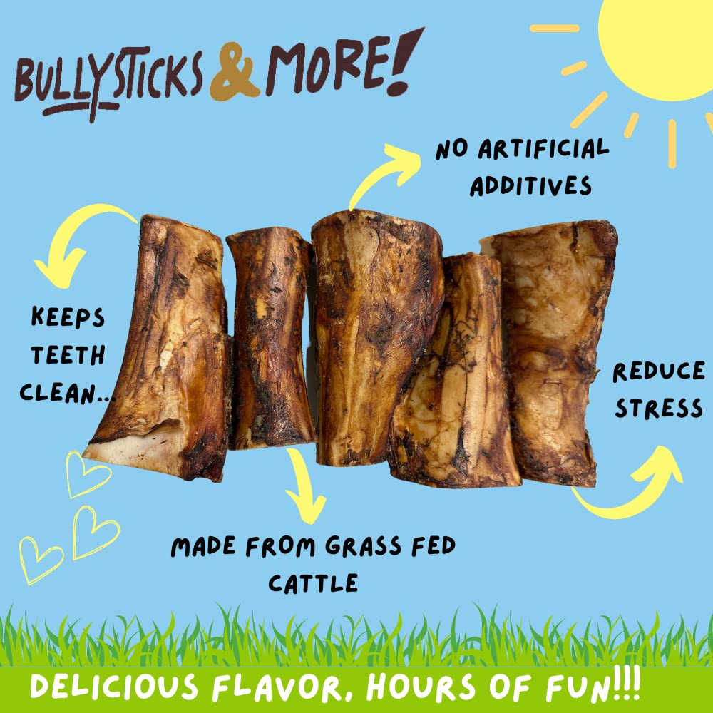 Bullysticks and More! - 5-6 Inch Marrow Bones for Dogs 6 Count