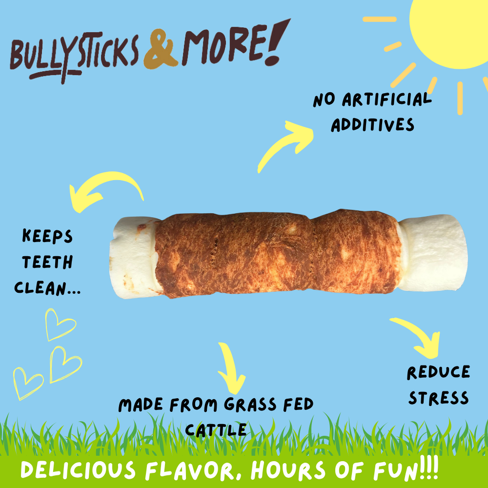 Bullysticks and More! - 10-12 Inch Chicken Wrapped Rolls 30 Count