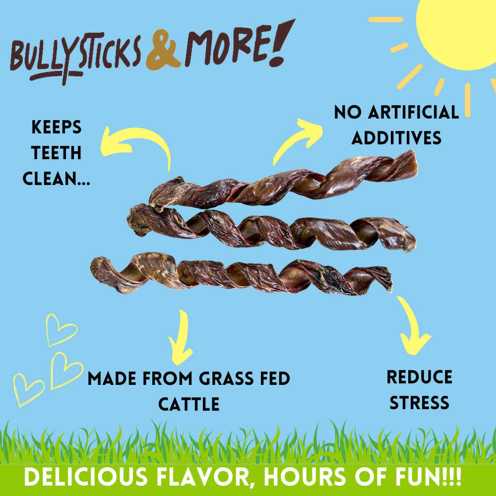 Bullysticks and More! - 10-12 Inch Beef Esophagus Springs 3 Count