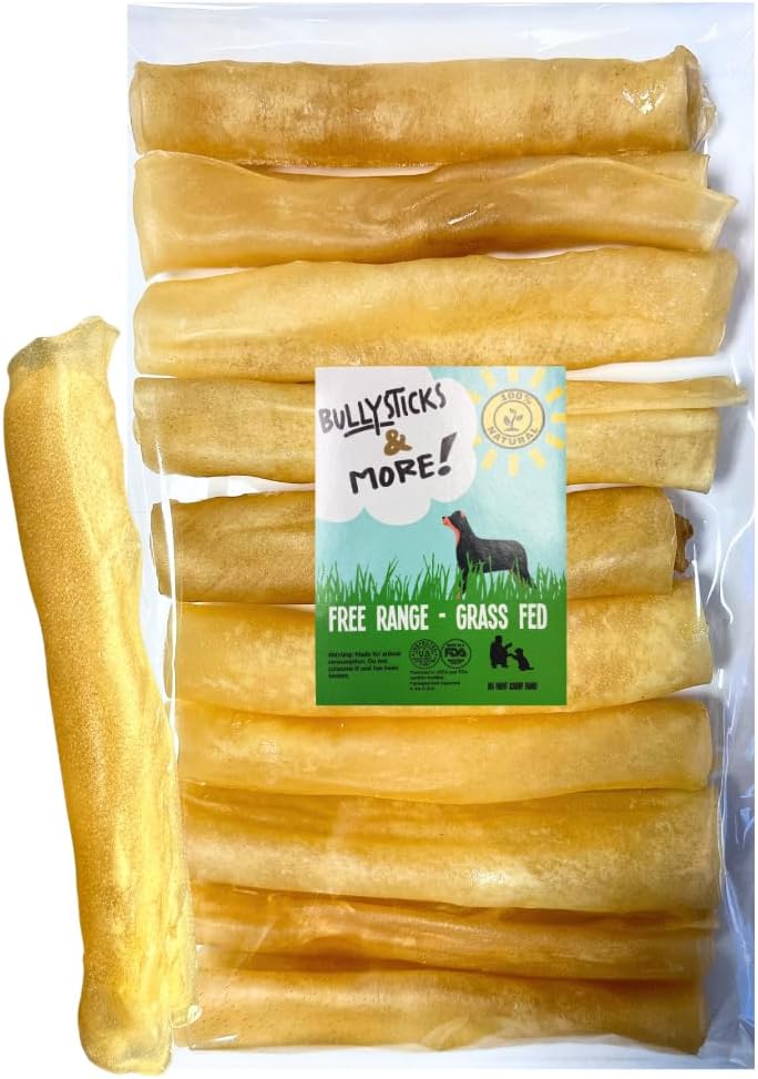 Bullysticks and More! - 6 Inch Regular Beef Collagen Rolls 100 Count