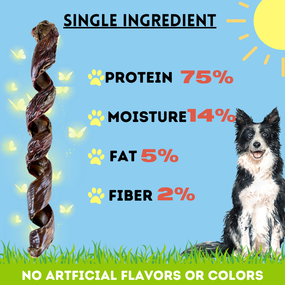 Bullysticks and More! - 10-12 Inch Beef Esophagus Springs 3 Count
