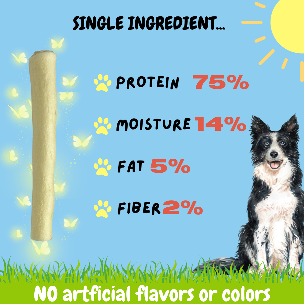 Bullysticks and More! 6 Inch Cow Tail 100 Count